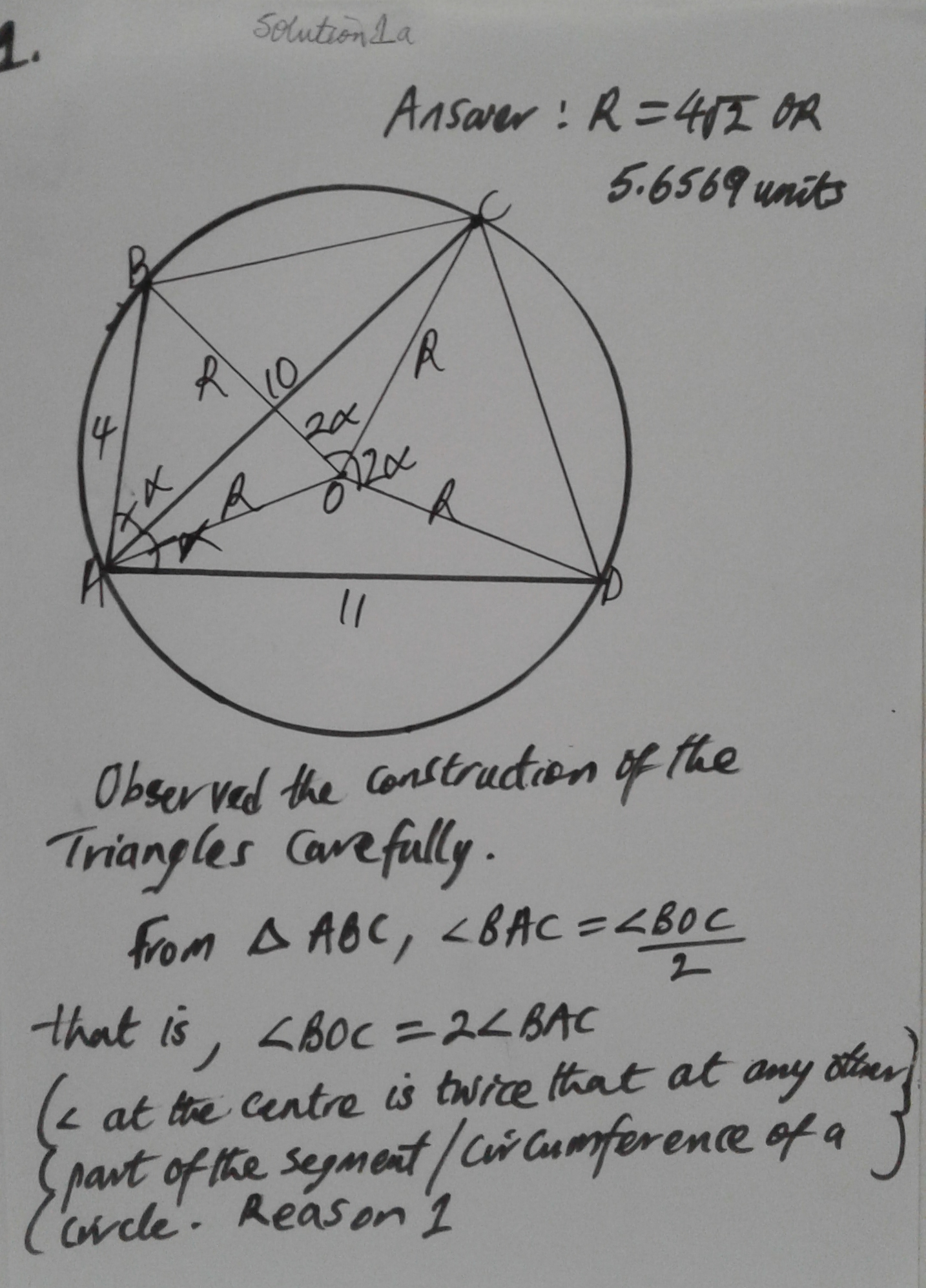 finding-the-radius-of-a-circle-with-three-inscribed-lines-that