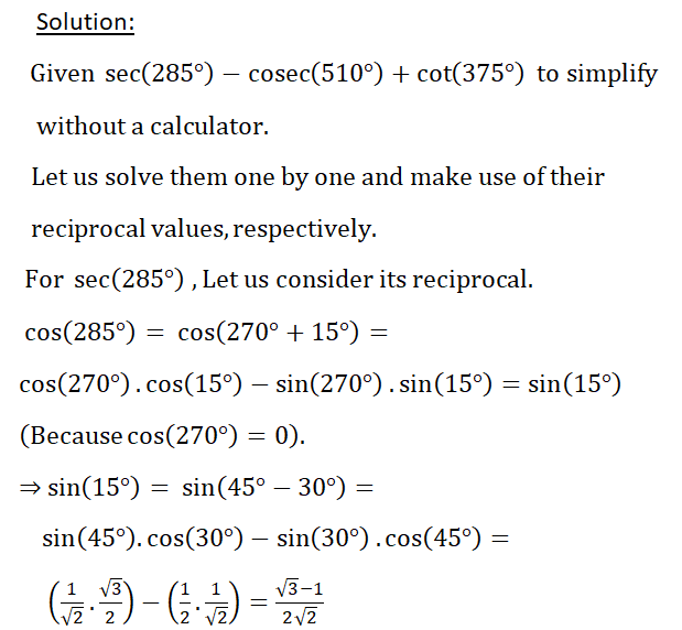 Cosec calculator deals